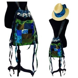 Handmade Patchwork Crossbody Boho Bag UNISEX